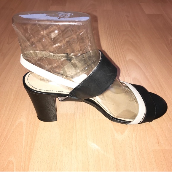 Hush Puppies Molly Malia Sandals Black Off White size 12 - Picture 4 of 8
